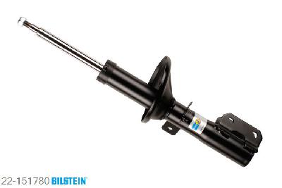 22-151780, Bilstein B4  Gas Schokdemper vooras rechts, Hyundai GETZ (TB), "1.1,  1.3,  1.4,  1.5 CRDi,  1.5 CRDi GLS,1.5 GL,  1.6", 09/2002-06/2009, Standaard lengte, geschikt voor gebruik met verlagingsveren tot -30mm