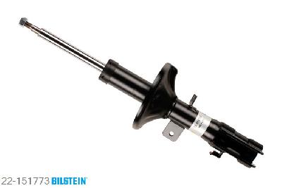 22-151773, Bilstein B4  Gas Schokdemper vooras links, Hyundai GETZ (TB), "1.1,  1.3,  1.4,  1.5 CRDi,  1.5 CRDi GLS,1.5 GL,  1.6", 09/2002-06/2009, Standaard lengte, geschikt voor gebruik met verlagingsveren tot -30mm