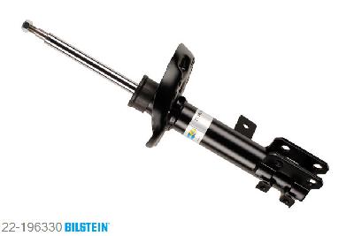 22-196330, Bilstein B4  Gas Schokdemper vooras links, Hyundai i30 CW Estate, 1.4,  1.6,  1.6 CRDi,  2.0,  2.0 CRDi, 10/2007-06/2012, with standard chassis, Standaard lengte, geschikt voor gebruik met verlagingsveren tot -30mm