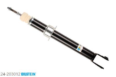 24-203012, Bilstein B4  Gas Schokdemper vooras, Jaguar XF, "2.7 D,  3.0,  3.0 D,  4.2,  4.2 Kompressor,5.0,  5.0 Kompressor", 03/2008-, without electronic suspension control, Standaard lengte, geschikt voor gebruik met verlagingsveren tot -30mm