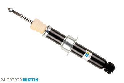 24-203029, Bilstein B4  Gas Schokdemper achteras, Jaguar XF, "2.7 D,  3.0,  3.0 D,  4.2,  4.2 Kompressor,5.0,  5.0 Kompressor", 03/2008-, without electronic suspension control, Standaard lengte, geschikt voor gebruik met verlagingsveren tot -30mm