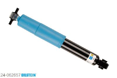 24-062657, Bilstein B4  Gas Schokdemper achteras, Jaguar X-TYPE (CF1), 2.0 V6, 03/2002-10/2005, with sports suspension, front wheel drive, Standaard lengte, geschikt voor gebruik met verlagingsveren tot -30mm