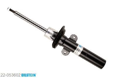22-053602, Bilstein B4  Gas Schokdemper vooras, Jaguar X-TYPE Estate, 2.0 D,  2.0 V6,  2.2 D,  2.5,  3.0, 11/2003-12/2009, with sports suspension, front wheel drive, Standaard lengte, geschikt voor gebruik met verlagingsveren tot -30mm
