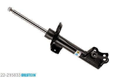 22-215833, Bilstein B4  Gas Schokdemper vooras, Mercedes B-CLASS (W245), "B 150,  B 160,  B 170,  B 170 NGT,  B 180,B 180 CDI,  B 180 NGT,  B 200,  B 200 CDI,B 200 TURBO", 03/2005-11/2011, with standard chassis, Standaard lengte, geschikt voor gebruik met verlagingsveren tot -30mm