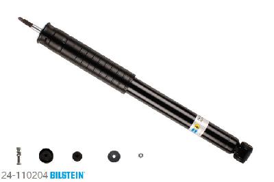 24-110204, Bilstein B4  Gas Schokdemper achteras, Mercedes B-CLASS (W245), "B 150,  B 160,  B 170,  B 170 NGT,  B 180,B 180 CDI,  B 180 NGT,  B 200,  B 200 CDI,B 200 TURBO", 03/2005-11/2011, with standard chassis, Standaard lengte, geschikt voor gebruik met verlagingsveren tot -30mm