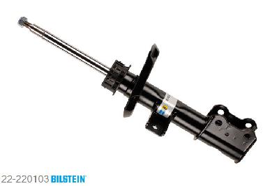 22-220103, Bilstein B4  Gas Schokdemper vooras links, Mercedes B-CLASS (W246), "B 180,  B 180 CDI,  B 200,  B 200 CDI,B 220 CDI,  B 250", 11/2011-, with standard chassis, Standaard lengte, geschikt voor gebruik met verlagingsveren tot -30mm