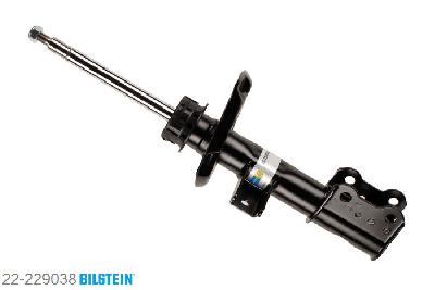 22-229038, Bilstein B4  Gas Schokdemper vooras links, Mercedes B-CLASS (W246), "B 180,  B 180 CDI,  B 200,  B 200 CDI,B 220 CDI,  B 250", 11/2011-, with sports suspension, Standaard lengte, geschikt voor gebruik met verlagingsveren tot -30mm