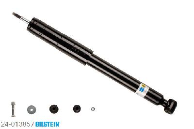 24-013857, Bilstein B4  Gas Schokdemper achteras, Mercedes E-CLASS (W124), "E 200,  E 200 D,  E 220,  E 250 D,E 250 Turbo-D,  E 280,  E 280 long,E 300 D,  E 300 Turbo-D,  E 320", 06/1993-06/1995, mark: Heavy Duty, Standaard lengte, geschikt voor gebruik met verlagingsveren tot -30mm