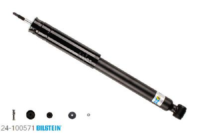 24-100571, Bilstein B4  Gas Schokdemper vooras, Mercedes E-CLASS (W210), "E 200 CDI,  E 200 Kompressor,  E 220 CDI,E 240,  E 270 CDI,  E 320 CDI", 07/1999-03/2002, with sports suspension, mark: Avantgarde, without ride height adjustment, Standaard lengte, geschikt voor gebruik met verlagingsveren tot -30mm