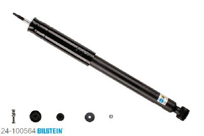 24-100564, Bilstein B4  Gas Schokdemper achteras, Mercedes E-CLASS (W210), "E 200 CDI,  E 200 Kompressor,  E 220 CDI,E 240,  E 270 CDI,  E 320 CDI", 07/1999-03/2002, with standard chassis, without ride height adjustment, Standaard lengte, geschikt voor gebruik met verlagingsveren tot -30mm