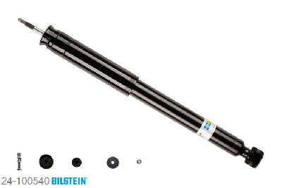24-100540, Bilstein B4  Gas Schokdemper vooras, Mercedes E-CLASS (W210), "E 200 CDI,  E 220 CDI,  E 220 D,  E 230,E 250 D,  E 250 Turbo-D,  E 280,E 290 Turbo-D,  E 300 D,  E 300 Turbo-D,E 320,  E 420", 01/1996-03/2002, with sports suspension, mark: Avantgarde, without ride height adjustment, Standaard lengte, geschikt voor gebruik met verlagingsveren tot -30mm