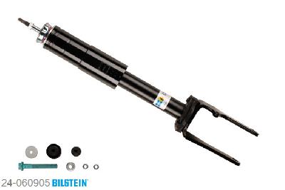 24-060905, Bilstein B4  Gas Schokdemper vooras, Mercedes E-CLASS (W210), E 280 4-matic,  E 320 4-matic,  E 430 4-matic, 12/1996-03/2002, with standard chassis, without ride height adjustment, Standaard lengte, geschikt voor gebruik met verlagingsveren tot -30mm