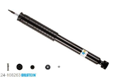 24-108263, Bilstein B4  Gas Schokdemper achteras, Mercedes E-CLASS (W210), E 280 4-matic,  E 320 4-matic,  E 430 4-matic, 12/1996-03/2002, with standard chassis, without ride height adjustment, Standaard lengte, geschikt voor gebruik met verlagingsveren tot -30mm
