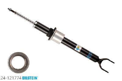 24-121774, Bilstein B4  Gas Schokdemper vooras, Mercedes E-CLASS (W211), "E 200 CDI,  E 200 CGI,  E 200 Kompressor,E 220 CDI,  E 230,  E 240,  E 270 CDI,E 280,  E 280 CDI,  E 300 BLUETEC,  E 320,E 320 CDI,  E 350,  E 350 CGI,  E 400 CDI,E 420 CDI,  E200 NGT", 03/2002-12/2008, with off-road suspension, without Airmatic DC, Standaard lengte, geschikt voor gebruik met verlagingsveren tot -30mm