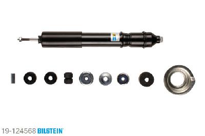 19-124568, Bilstein B4  Gas Schokdemper achteras, Mercedes M-CLASS (W163), ML 230,  ML 270 CDI,  ML 320,  ML 430, 02/1998-06/2005, Front axle -> CH.Nr.: A145271, -> CH.Nr.: X707754 / Rear axle Without spring, Without suspension strut support bearing, Standaard lengte, geschikt voor gebruik met verlagingsveren tot -30mm