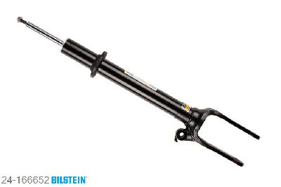 24-166652, Bilstein B4  Gas Schokdemper vooras, Mercedes M-CLASS (W164), "ML 280 CDI 4-matic,  ML 300 CDI 4-matic,ML 320 CDI 4-matic,  ML 350 4-matic,ML 350 BlueTEC 4-matic,  ML 350 CDI 4-matic,ML 420 CDI 4-matic,  ML 450 CDI 4-matic,ML 500 4-matic,  ML 63 AMG 4-matic", 07/2005-, with standard chassis, with coil-spring suspension, Standaard lengte, geschikt voor gebruik met verlagingsveren tot -30mm