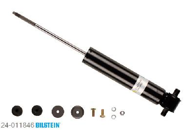 24-011846, Bilstein B4  Gas Schokdemper achteras, Mercedes S-CLASS (W126), "260 SE,  280 S,  280 SE,SEL,  3.8,  300 SE,SEL,380 SE,SEL,  420 SE,SEL,  500 SE,SEL,500 SE,SEL CAT", 12/1979-06/1991, with standard chassis, without ride height adjustment, Standaard lengte, geschikt voor gebruik met verlagingsveren tot -30mm
