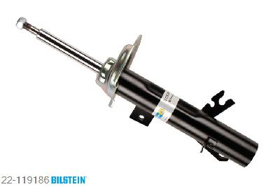 22-119186, Bilstein B4  Gas Schokdemper vooras links, Mini MINI Convertible (R52), Cooper,  One, 07/2004-11/2007, mark: R52, Standaard lengte, geschikt voor gebruik met verlagingsveren tot -30mm