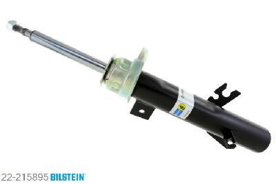 22-215895, Bilstein B4  Gas Schokdemper vooras links, Mini MINI Convertible (R57), "1.6 Cooper,  1.6 Cooper S,  Cooper,  Cooper D,Cooper S,  Cooper SD,  John Cooper Works,One", 03/2008-, with sports suspension, Standaard lengte, geschikt voor gebruik met verlagingsveren tot -30mm