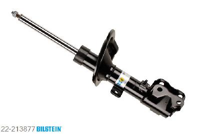 22-213877, Bilstein B4  Gas Schokdemper vooras rechts, Mitsubishi LANCER SPORTBACK (CX_A), "1.5,  1.5 Bifuel,  1.6,  1.8,  1.8 Bifuel,1.8 DI-D,  1.8 Flex,  2.0 DI-D,  2.0 i,2.4 i", 10/2007-, rim: 18'', Standaard lengte, geschikt voor gebruik met verlagingsveren tot -30mm