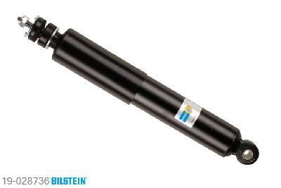 19-028736, Bilstein B4  Gas Schokdemper vooras, Mitsubishi PAJERO CLASSIC (V2_W), "2.5 TD,  3.0 4x4,  3.0 ZR 4x4,  3.2 DI-D 4WD,3.2 DiD 4x4,  3.8 4x4,  3.8 GDi,3.8 GDi 4x4", 06/2002-, with standard chassis, without electronic suspension control, Standaard lengte, geschikt voor gebruik met verlagingsveren tot -30mm