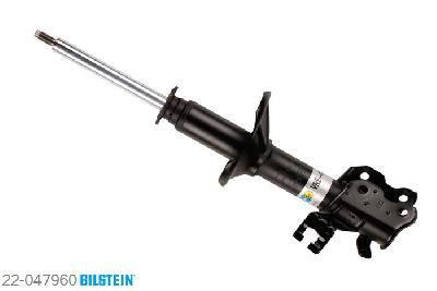 22-047960, Bilstein B4  Gas Schokdemper vooras links, Nissan ALMERA I Hatchback (N15), 2.0 GTi, 07/1996-03/2000, with ABS, Standaard lengte, geschikt voor gebruik met verlagingsveren tot -30mm