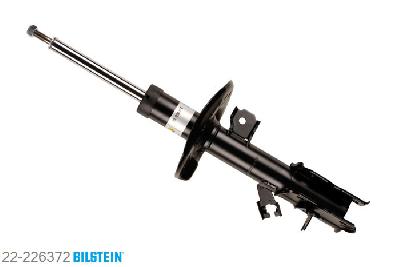 22-226372, Bilstein B4  Gas Schokdemper vooras links, Nissan QASHQAI (J10, JJ10), "1.5 dCi,  1.6,  1.6 dCi,1.6 dCi All-wheel Drive,  2.0,2.0 All-wheel Drive,  2.0 dCi,2.0 dCi All-wheel Drive", 02/2007-, with standard chassis, Standaard lengte, geschikt voor gebruik met verlagingsveren tot -30mm
