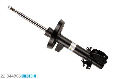22-044808, Bilstein B4  Gas Schokdemper vooras, Opel OMEGA B Estate (21_, 22_, 23_), "2.0,  2.0 16V,  2.0 DTI 16V,  2.2 16V,2.2 DTI 16V,  2.5 DTI,  2.5 TD,  2.5 V6,2.6,  2.6 V6,  3.0 V6,  3.2 V6", 04/1994-07/2003, without ride height adjustment, Standaard lengte, geschikt voor gebruik met verlagingsveren tot -30mm