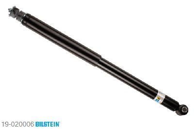 19-020006, Bilstein B4  Gas Schokdemper achteras, Opel SENATOR B (29_), "2.5 i,  2.6 i,  3.0,  3.0 24V,  3.0 i CAT,3.6", 01/1988-09/1993, with standard chassis, without electronic suspension control, Standaard lengte, geschikt voor gebruik met verlagingsveren tot -30mm