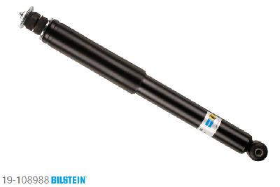 19-108988, Bilstein B4  Gas Schokdemper achteras, Opel TIGRA TwinTop, 1.3 CDTI,  1.4,  1.8, 06/2004-, with standard chassis / Rear axle thread: M10, Standaard lengte, geschikt voor gebruik met verlagingsveren tot -30mm