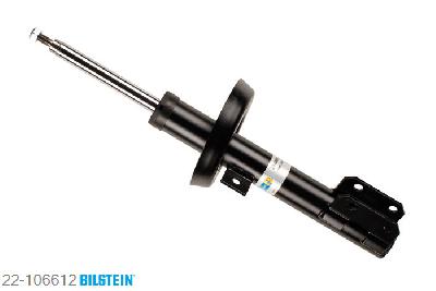 22-106612, Bilstein B4  Gas Schokdemper vooras rechts, Opel ZAFIRA (F75_), "1.6,  1.6 16V,  1.8,  1.8 16V,  2.0 DI 16V,2.0 DTI,  2.0 DTI 16V,  2.2 16V,2.2 DTI 16V", 01/2002-06/2005, Standaard lengte, geschikt voor gebruik met verlagingsveren tot -30mm