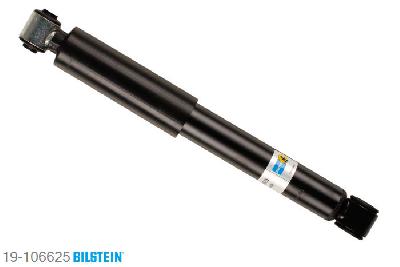 19-106625, Bilstein B4  Gas Schokdemper achteras, Opel ZAFIRA (F75_), "1.6,  1.6 16V,  1.8,  1.8 16V,  2.0 DI 16V,2.0 DTI,  2.0 DTI 16V,  2.2 16V,2.2 DTI 16V", 01/2002-06/2005, Standaard lengte, geschikt voor gebruik met verlagingsveren tot -30mm