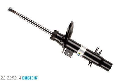 22-225214, Bilstein B4  Gas Schokdemper vooras links, Peugeot 208, 1.0,  1.2,  1.4,  1.4 HDi,  1.6,  1.6 HDi, 03/2012-, with standard chassis / Front axle strutdiameter 47 mm, mark: 20mm Sway Bars, Standaard lengte, geschikt voor gebruik met verlagingsveren tot -30mm