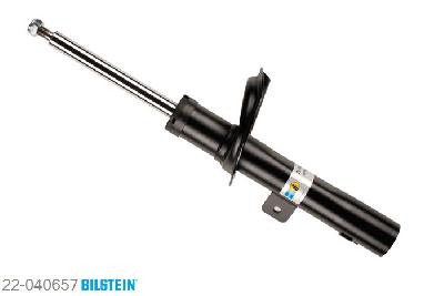 22-040657, Bilstein B4  Gas Schokdemper vooras links, Peugeot 306 Hatchback (7A, 7C, N3, N5), 1.4,  1.6,  1.8,  1.9 D,  1.9 DT, 05/1993-05/2001, with standard chassis, Standaard lengte, geschikt voor gebruik met verlagingsveren tot -30mm