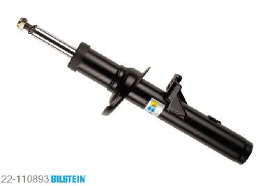 22-110893, Bilstein B4  Gas Schokdemper vooras links, Peugeot 605 (6B), "2.0,  2.0 16V,  2.0 Turbo,  2.1 TD 12V,2.1 Turbo Diesel,  2.5 Turbo Diesel,  3.0,3.0 SV 24,  3.0 V6", 08/1989-09/1999, Standaard lengte, geschikt voor gebruik met verlagingsveren tot -30mm