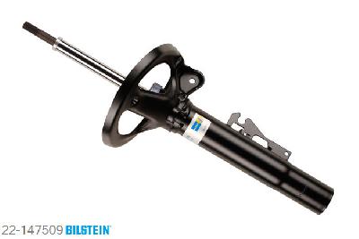 22-147509, Bilstein B4  Gas Schokdemper vooras rechts, Porsche 911 (997), "3.6 Carrera 4,  3.8 Carrera 4GTS,3.8 Carrera 4S,  3.8 Carrera S S4", 07/2004-, with standard chassis, without electronic suspension control, without PASM, Standaard lengte, geschikt voor gebruik met verlagingsveren tot -30mm