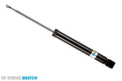 19-109565, Bilstein B4  Gas Schokdemper achteras, Renault CLIO II (BB0/1/2_, CB0/1/2_), "1.0,  1.0 Flex,  1.2,  1.2 16V,  1.2 LPG,  1.4,1.4 16V,  1.5 D,  1.5 dCi,  1.6,  1.6 16V,1.6 Flex,  1.6 Hi-Flex,  1.9 D,  1.9 dTi", 12/1999-05/2005, with standard chassis / Front axle fixing hole pitches 58 mm, Standaard lengte, geschikt voor gebruik met verlagingsveren tot -30mm
