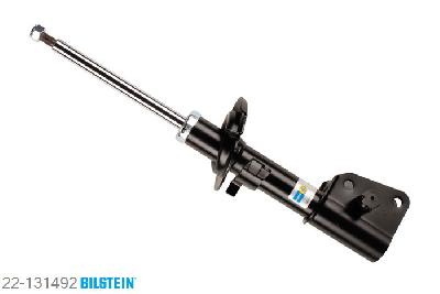 22-131492, Bilstein B4  Gas Schokdemper vooras, Renault LAGUNA II (BG0/1_), "1.6 16V,  1.6 LPG,  1.8 16V,  1.9 dCi,2.0 16V,  2.0 16V IDE,  2.0 16V Turbo,2.0 dCi,  2.2 dCi,  2.2 DCi Authentique,2.9 V6 24V,  3.0 V6 24V", 03/2001-, Standaard lengte, geschikt voor gebruik met verlagingsveren tot -30mm