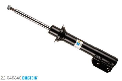 22-046840, Bilstein B4  Gas Schokdemper vooras, Renault MEGANE I (BA0/1_), "1.4 16V,  1.4 e,  1.4 Eco,  1.6,  1.6 16V,1.6 e,  1.6 i,  1.6 LPG,  1.8 16V,  1.9 D,1.9 D Eco,  1.9 dCi,  1.9 dT,  1.9 dTi,1.9 TDI,  2.0 i", 01/1996-08/2003, Front axle fixing hole pitches 54 mm, Standaard lengte, geschikt voor gebruik met verlagingsveren tot -30mm