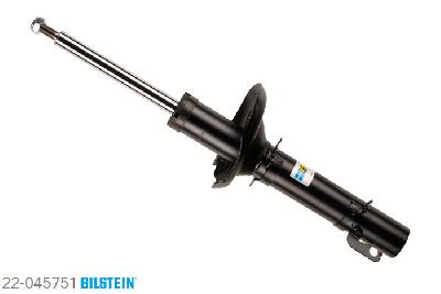 22-045751, Bilstein B4  Gas Schokdemper vooras, Seat TOLEDO II (1M2), "1.4 16V,  1.6,  1.6 16V,  1.8 20V,  1.8 20VT,1.9 SDI,  1.9 TDi,  2.3 V5,  2.3 V5 20V", 04/1999-05/2006, with sports suspension, Standaard lengte, geschikt voor gebruik met verlagingsveren tot -30mm