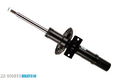 22-105813, Bilstein B4  Gas Schokdemper vooras, Skoda FABIA, "1.2,  1.2 12V,  1.2 16V,  1.2 TDI,  1.2 TSI,1.4,  1.4 TDI,  1.6,  1.6 TDI,  1.9 TDI", 12/2006-, with standard chassis, Standaard lengte, geschikt voor gebruik met verlagingsveren tot -30mm