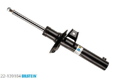 22-139184, Bilstein B4  Gas Schokdemper vooras, Skoda OCTAVIA Combi (1Z5), "1.2 TSI,  1.4,  1.4 TSI,  1.6,  1.6 FSI,1.6 GreenLine,  1.6 LPG,  1.6 TDI,1.6 TDI 4x4,  1.8 TSI,  1.8 TSI 4x4,1.9 TDI,  1.9 TDI 4x4,  2.0 FSI,2.0 FSI 4x4,  2.0 TDI,  2.0 TDI 16V,2.0 TDI 16V 4x4,  2.0 TDI 4x4", 07/2006-, with sports suspension / Front axle strutdiameter 50 mm / Rear axle without ride height adjustment, Standaard lengte, geschikt voor gebruik met verlagingsveren tot -30mm
