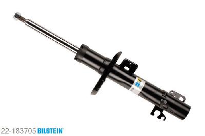 22-183705, Bilstein B4  Gas Schokdemper vooras, Skoda RAPID, 1.6, 10/2011-, with standard chassis / Rear axle without ride height adjustment, Standaard lengte, geschikt voor gebruik met verlagingsveren tot -30mm