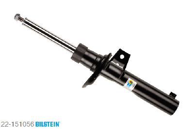 22-151056, Bilstein B4  Gas Schokdemper vooras, Skoda SUPERB (3T4), "1.4 TSI,  1.6 TDI,  1.8 TSI,  1.8 TSI 4x4,1.9 TDI,  2.0 TDI,  2.0 TDI 16V,2.0 TDI 16V 4x4,  2.0 TDI 4x4,  2.0 TSI,3.6 4x4,  3.6 FSI 4x4", 03/2008-, with standard chassis / Front axle strutdiameter 55 mm, Standaard lengte, geschikt voor gebruik met verlagingsveren tot -30mm