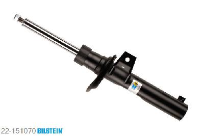 22-151070, Bilstein B4  Gas Schokdemper vooras, Skoda SUPERB (3T4), "1.4 TSI,  1.6 TDI,  1.8 TSI,  1.8 TSI 4x4,1.9 TDI,  2.0 TDI,  2.0 TDI 16V,2.0 TDI 16V 4x4,  2.0 TDI 4x4,  2.0 TSI,3.6 4x4,  3.6 FSI 4x4", 03/2008-, with sports suspension / Front axle strutdiameter 55 mm, Standaard lengte, geschikt voor gebruik met verlagingsveren tot -30mm