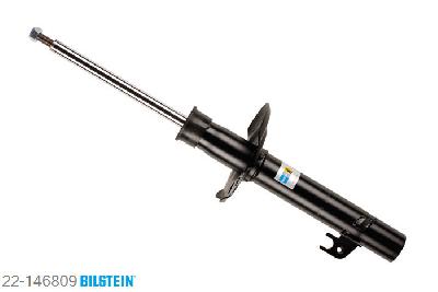 22-146809, Bilstein B4  Gas Schokdemper vooras links, Toyota AYGO (B10), 1.0,  1.0 GPL,  1.4 HDi, 07/2005-, Standaard lengte, geschikt voor gebruik met verlagingsveren tot -30mm