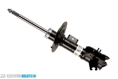 22-120199, Bilstein B4  Gas Schokdemper vooras links, Volvo S40 I (VS), "1.6,  1.8,  1.8 i,  1.9 DI,  1.9 T4,  2.0,2.0 T,  2.0 T4", 10/1997-12/2003, with standard chassis, Standaard lengte, geschikt voor gebruik met verlagingsveren tot -30mm