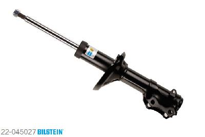 22-045027, Bilstein B4  Gas Schokdemper vooras, VW GOLF III Variant (1H5), "1.4,  1.6,  1.8,  1.9 D,  1.9 SDI,  1.9 TD,1.9 TDI,  2.0", 07/1993-04/1999, with off-road suspension, Standaard lengte, geschikt voor gebruik met verlagingsveren tot -30mm