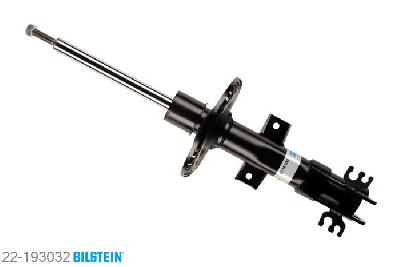 22-193032, Bilstein B4  Gas Schokdemper vooras, VW TRANSPORTER V Box (7HA, 7HH, 7EA, 7EH), "1.9 TDI,  2.0,  2.0 BiTDI,  2.0 BiTDI 4motion,2.0 TDI,  2.0 TDI 4motion,  2.0 TSI,2.0 TSI 4motion,  2.5 TDI,  2.5 TDI 4motion,3.2 4motion,  3.2 V6", 02/2004-, with off-road suspension, equipment: 1BH, Standaard lengte, geschikt voor gebruik met verlagingsveren tot -30mm