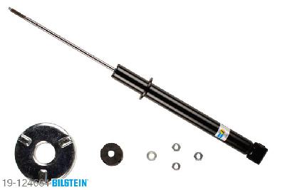 19-124681, Bilstein B4  Gas Schokdemper achteras, VW VENTO (1H2), "1.4,  1.6,  1.8,  1.9 D,  1.9 SDI,  1.9 TD,1.9 TDI,  2.0,  2.0 GL", 11/1991-09/1998, for vehicles with Plusachse only, with off-road suspension, Standaard lengte, geschikt voor gebruik met verlagingsveren tot -30mm